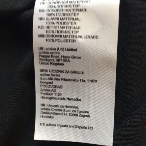 ADIDAS Black Logo Loose Muscle Tank Top Active Work-Out Sz Small - Picture 14 of 15